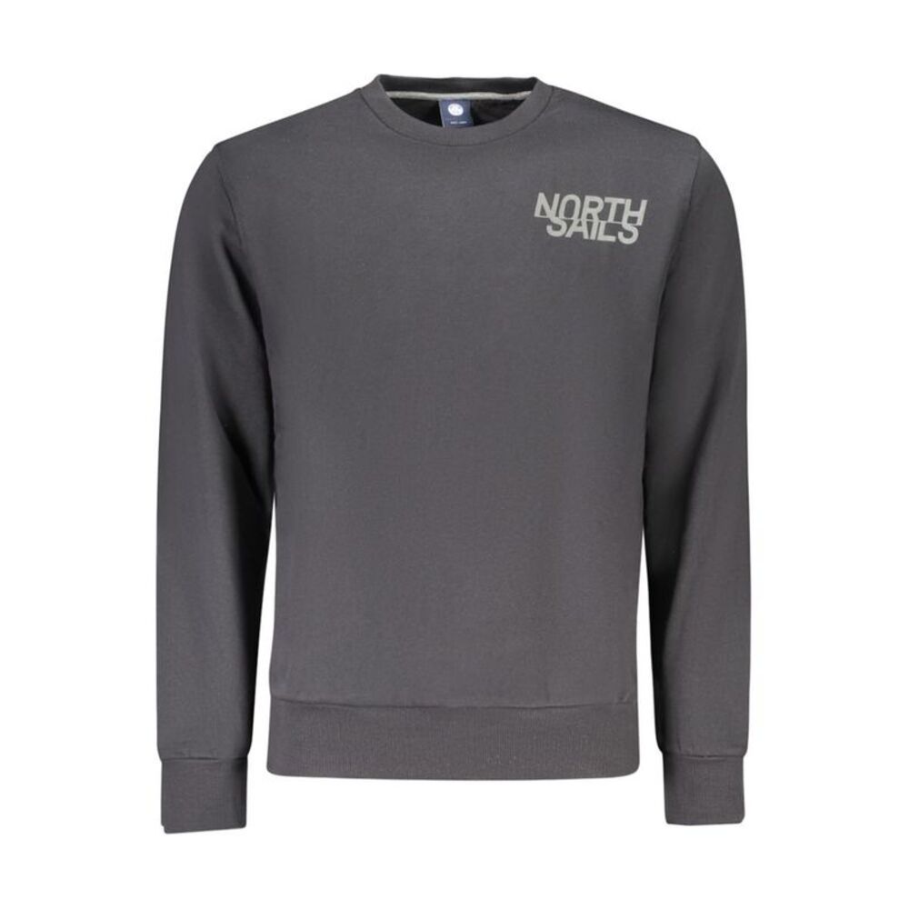 North Sails Black Cotton Men's Men's Sweatshirt